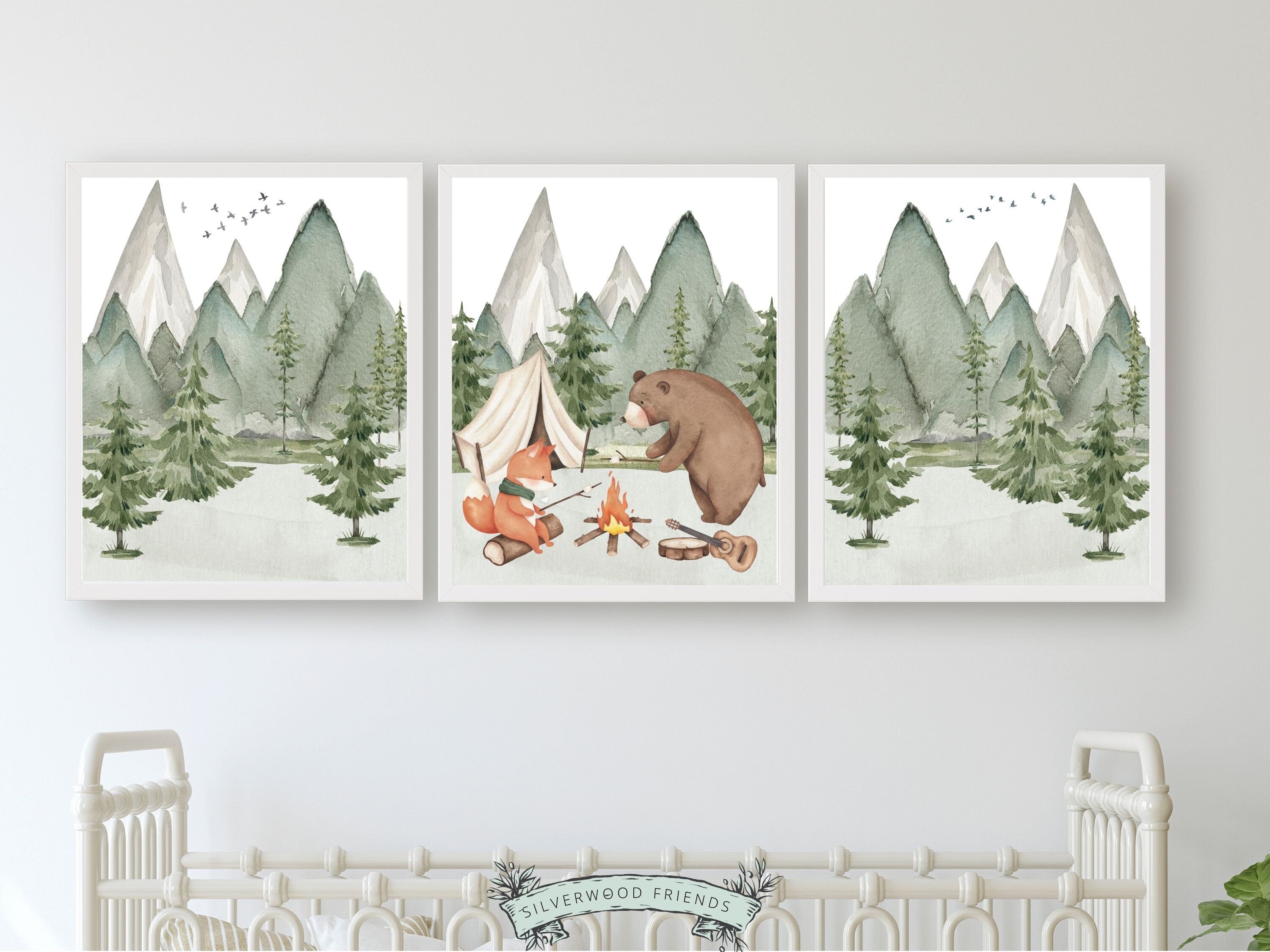 Woodland friends best sale wall art