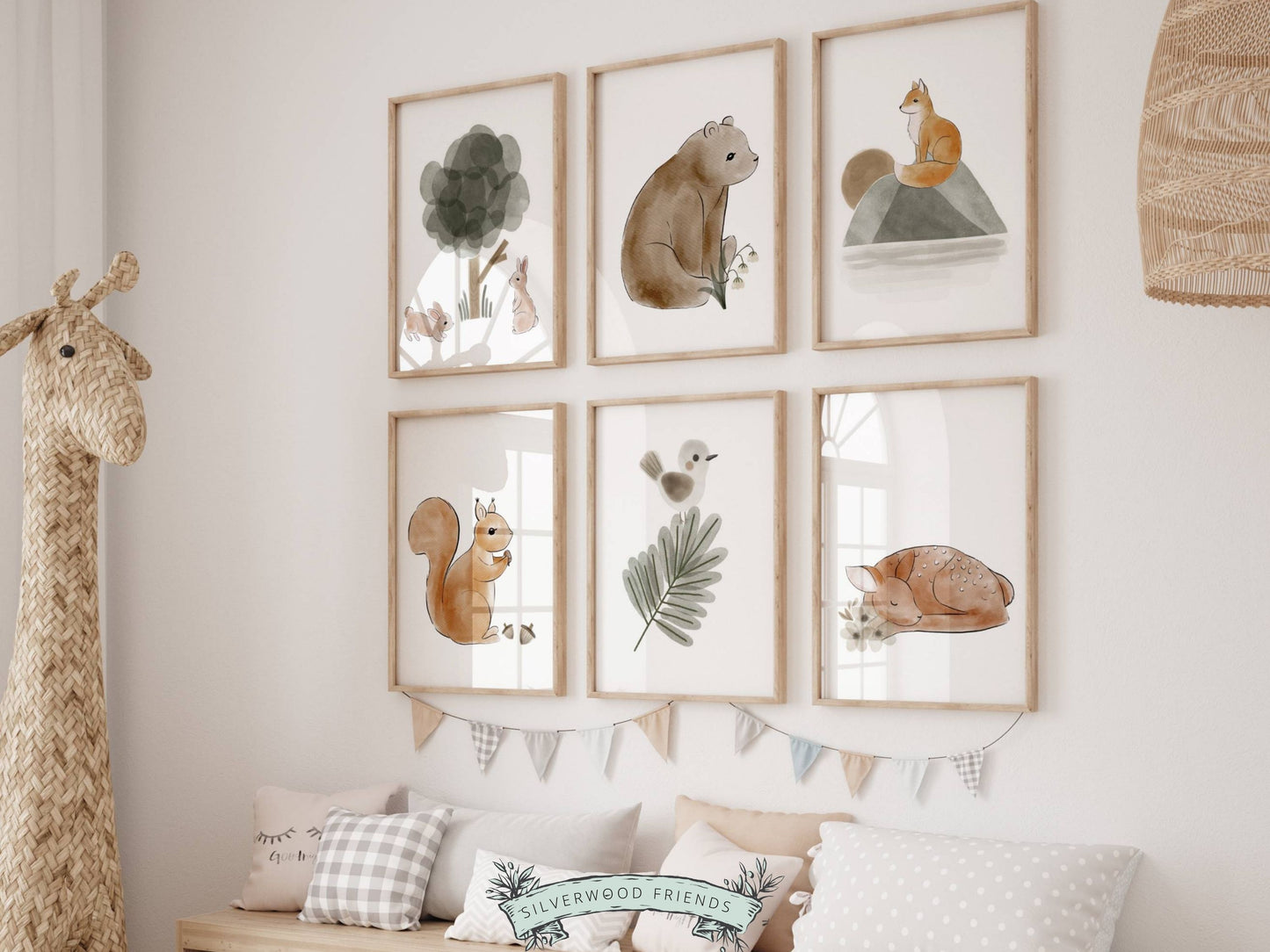 Woodland Nursery Print Set