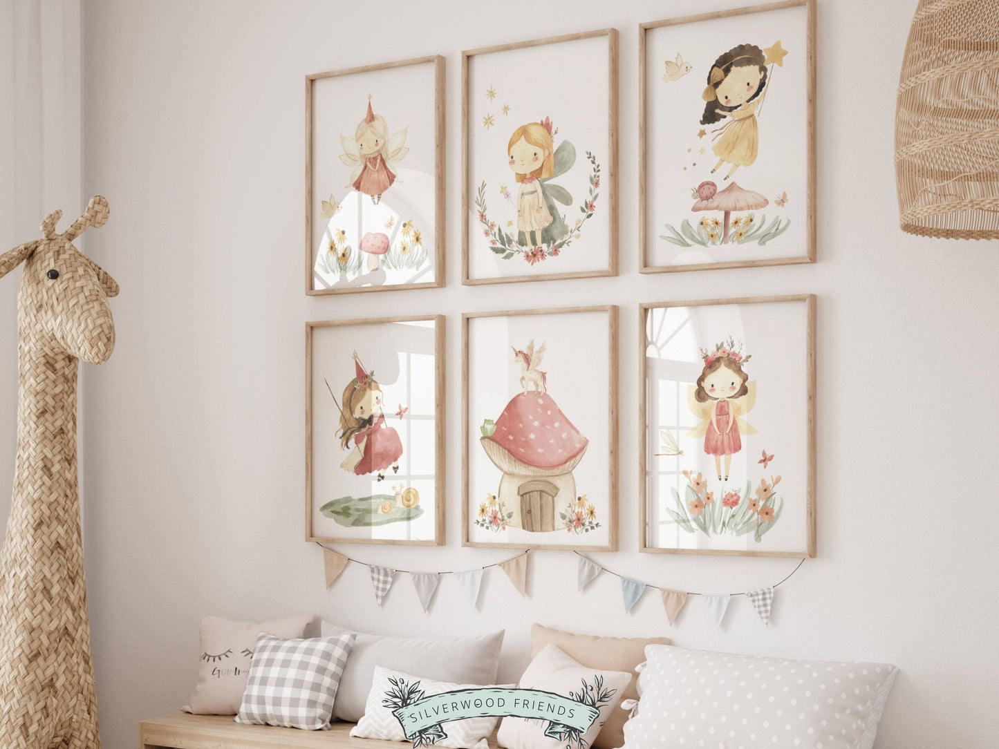 Fairy Nursery Print Set of 6