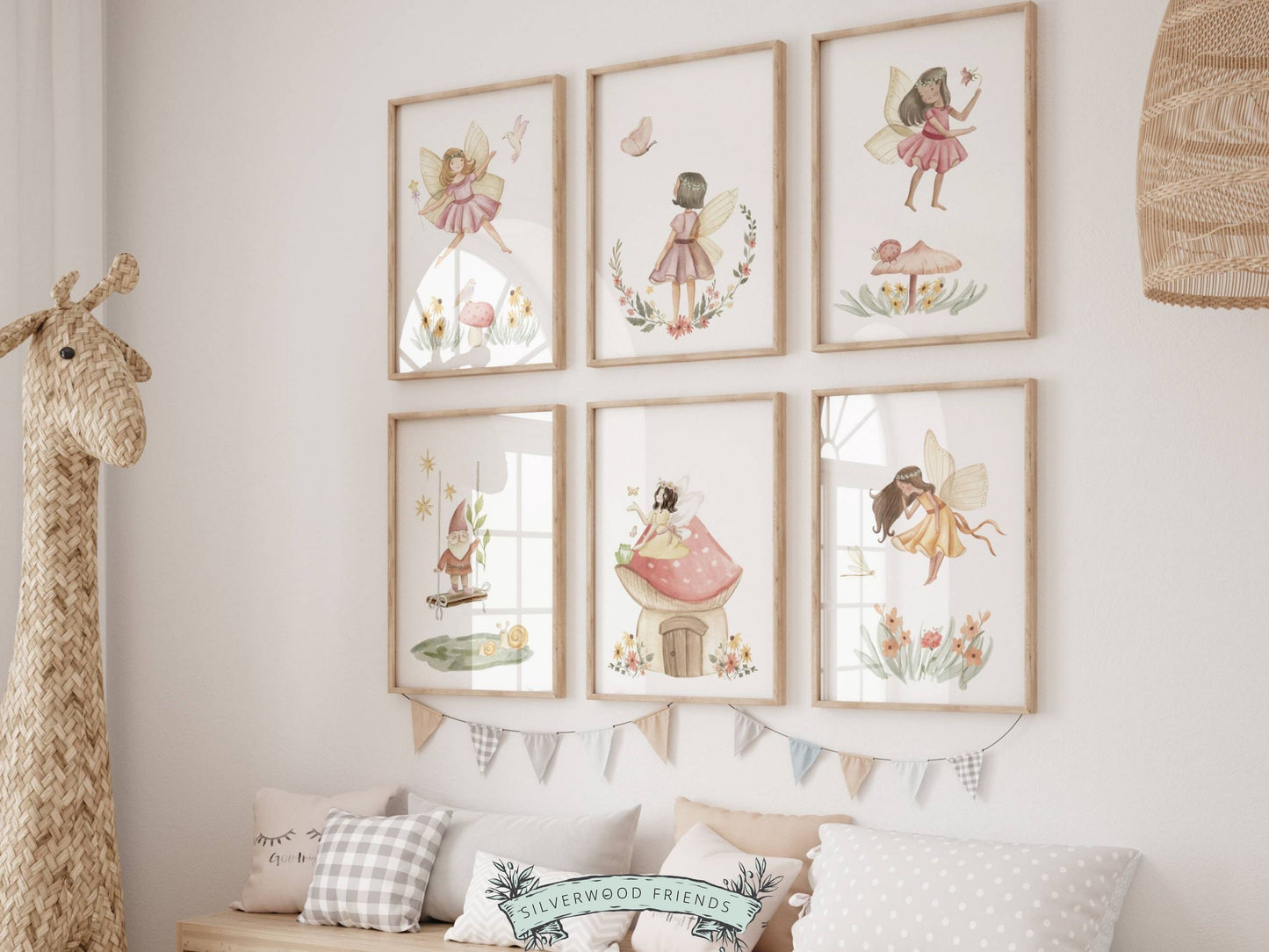 Girls Fairy Nursery Prints