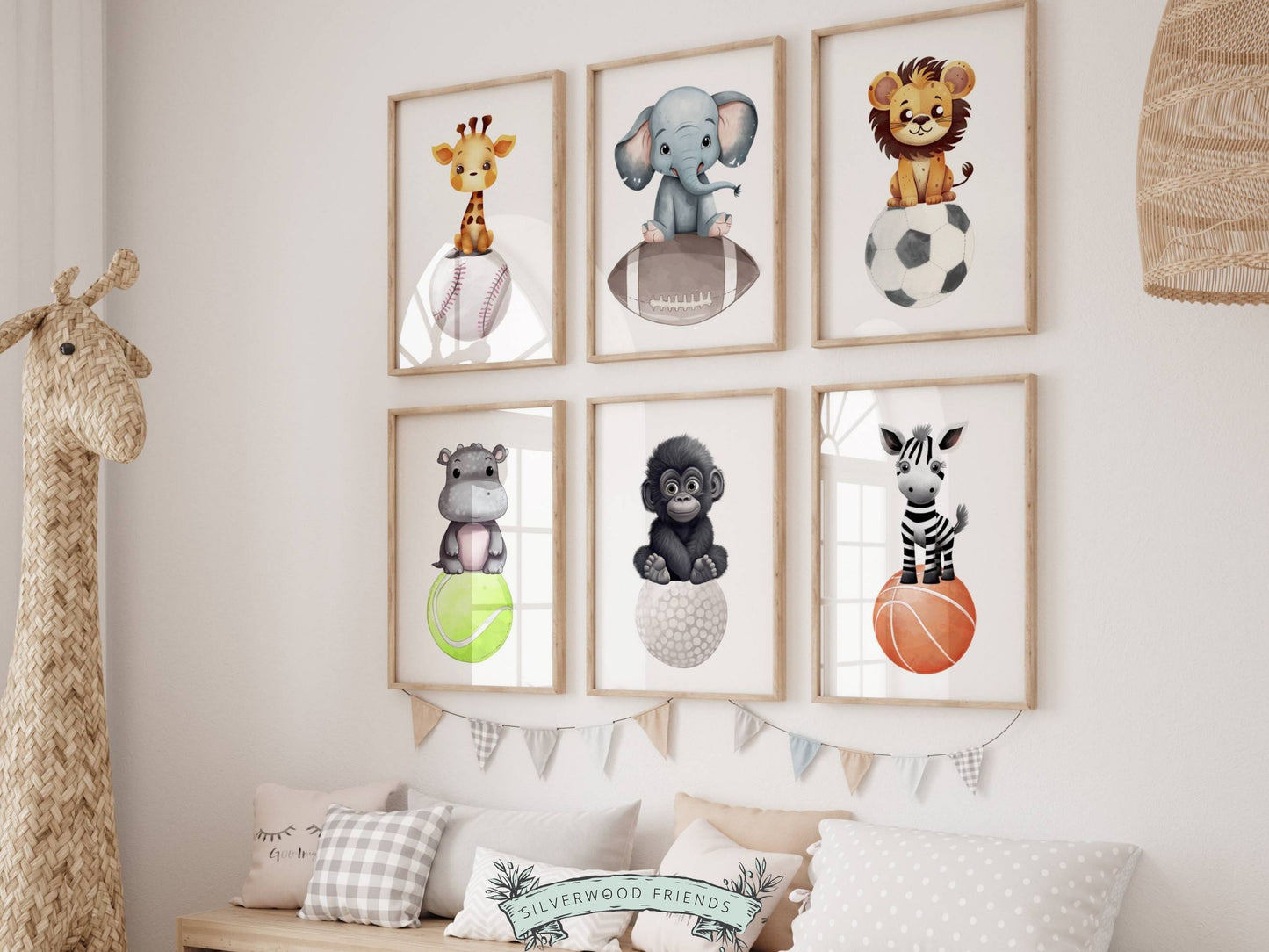 Safari Animal Sports Ball Prints