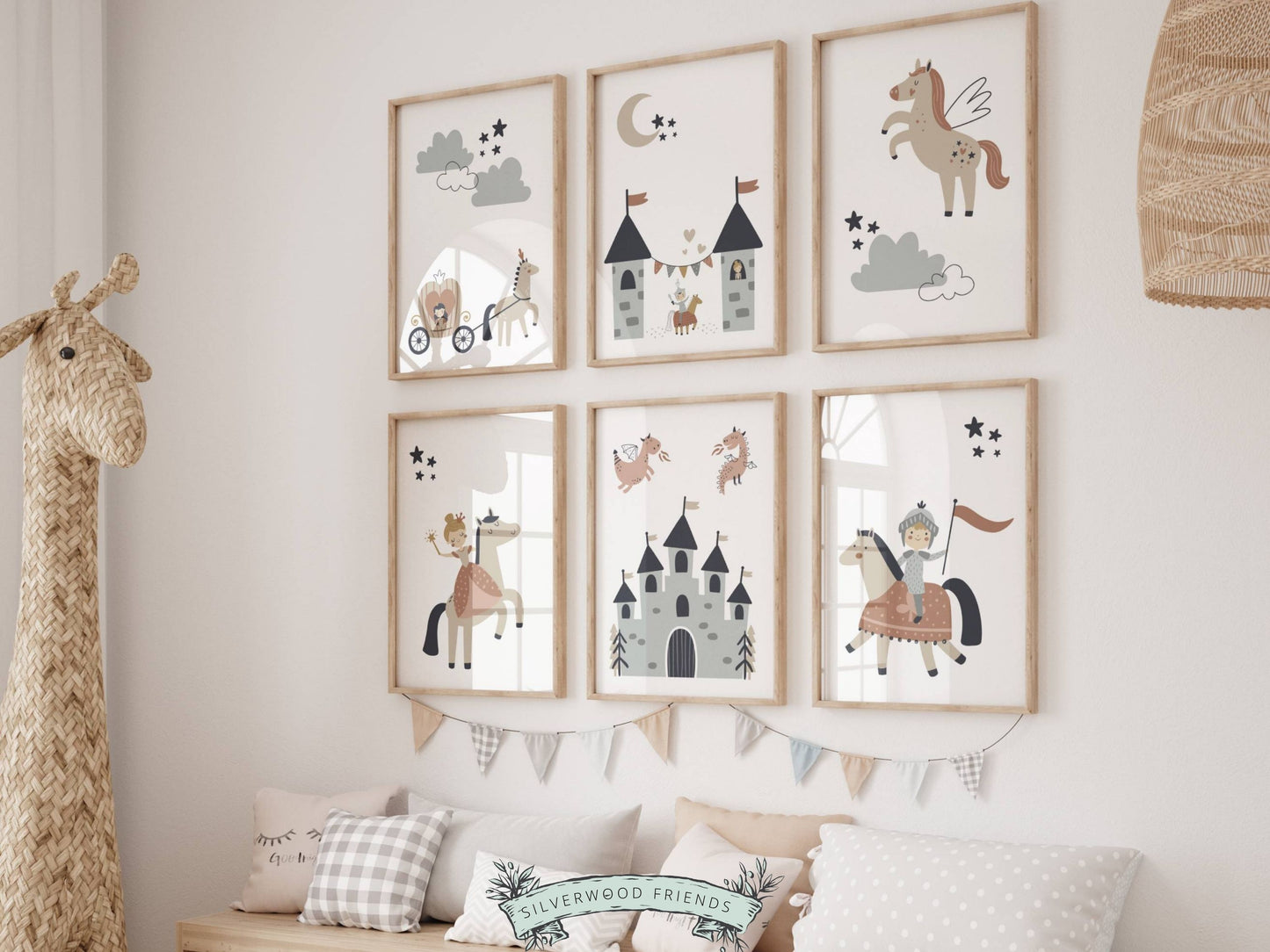 Fairytale Nursery Prints Set of 6