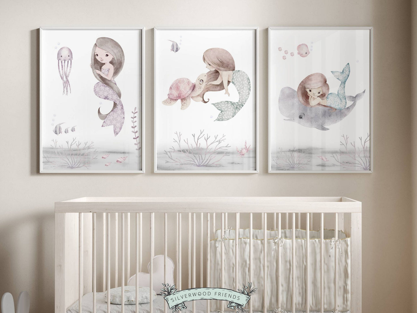 Mermaid Nursery Prints