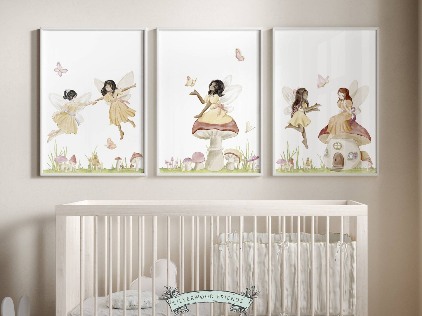 Fairy Nursery Prints Set of 3