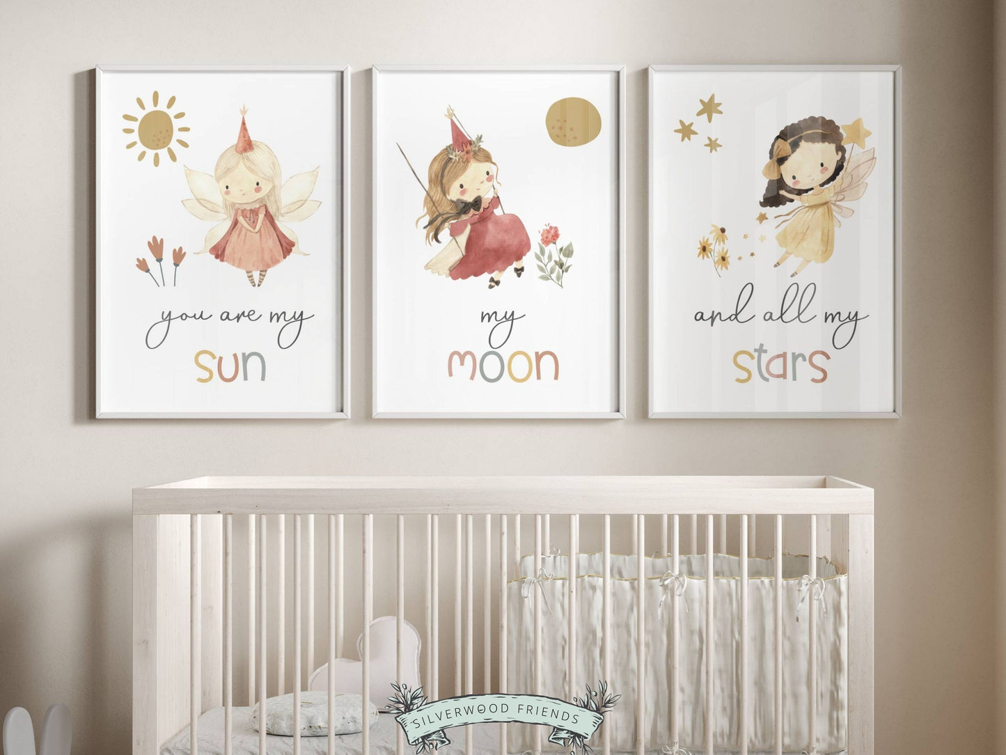 You Are My Sun My Moon And All My Stars Fairy Nursery Prints