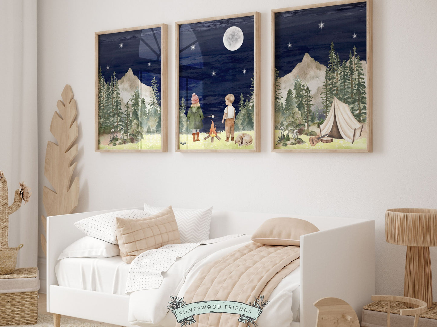 Kids Camping Nursery Prints