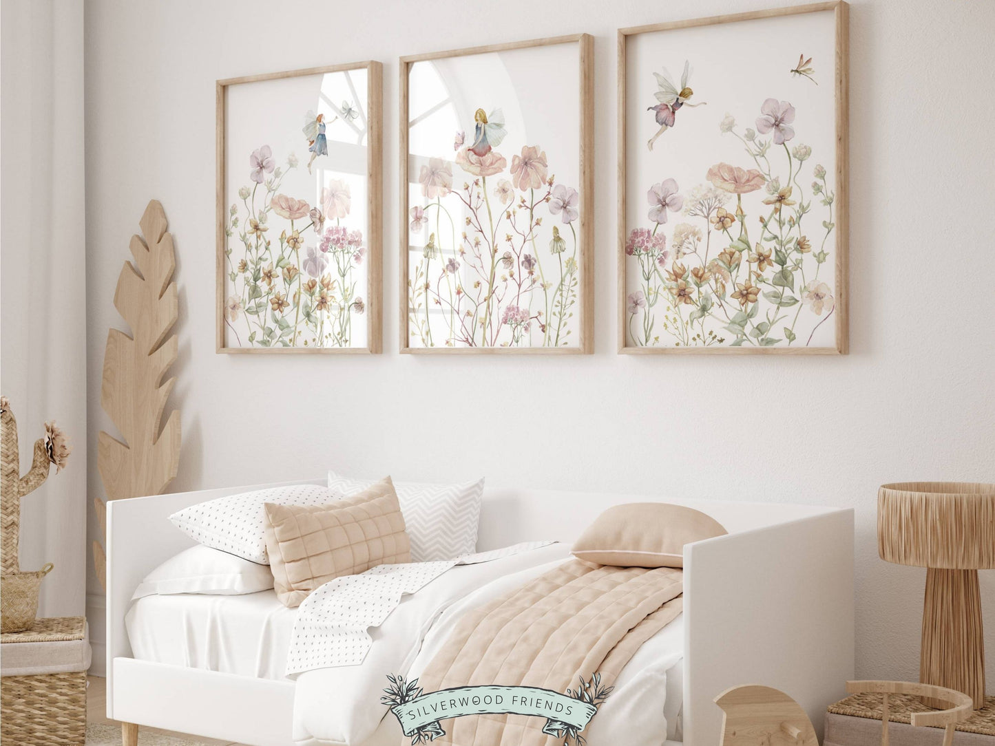 Wildflower Fairy Nursery Prints