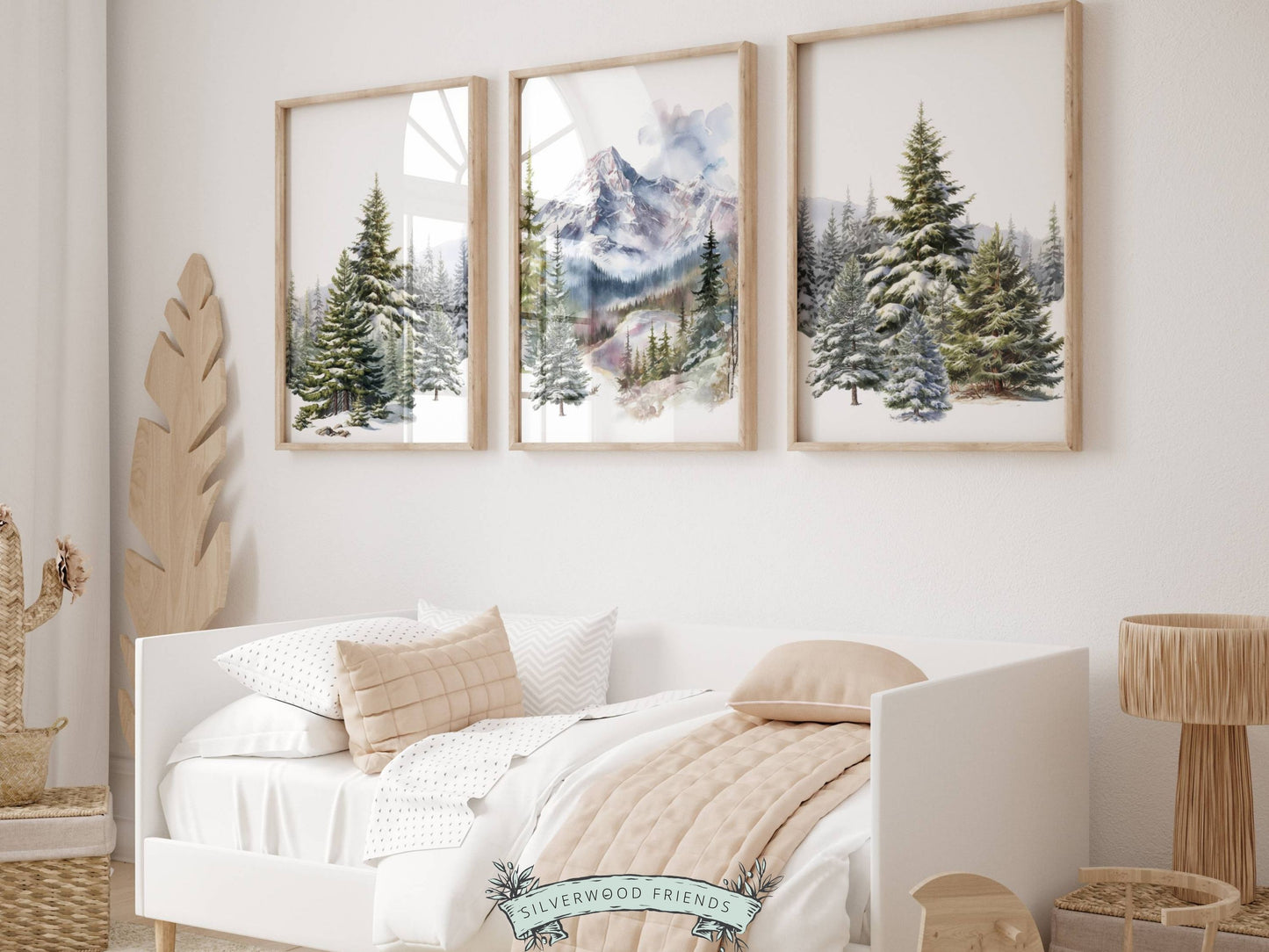 Winter Mountain Print Set