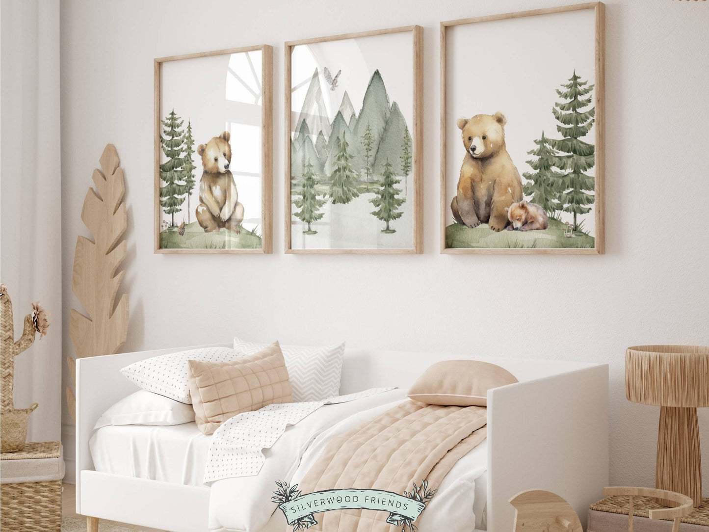 Forest Bear Nursery Prints