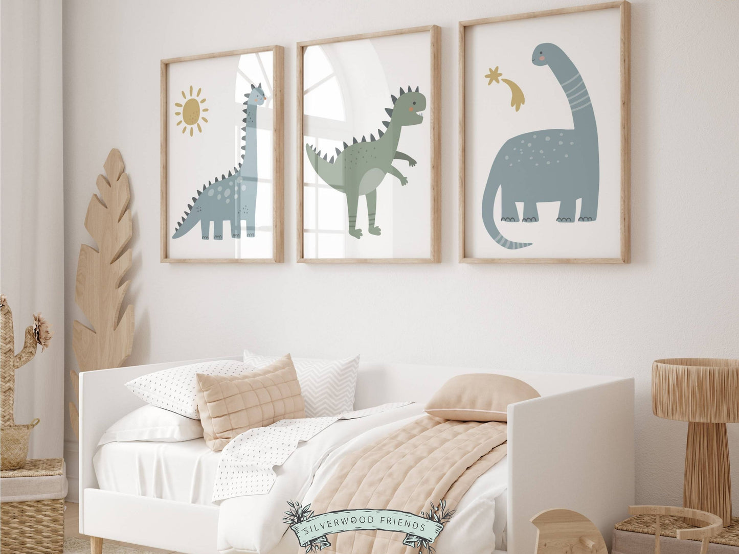 Dinosaur Nursery Prints set of 3