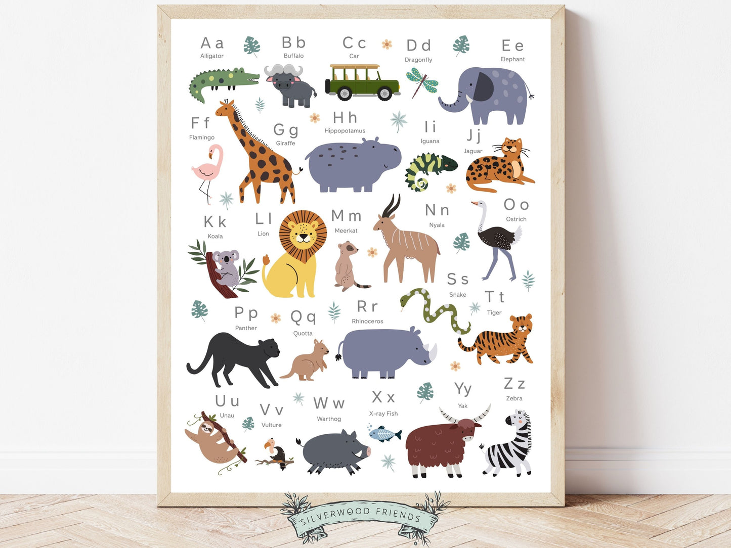 Safari Alphabet and Numbers Prints