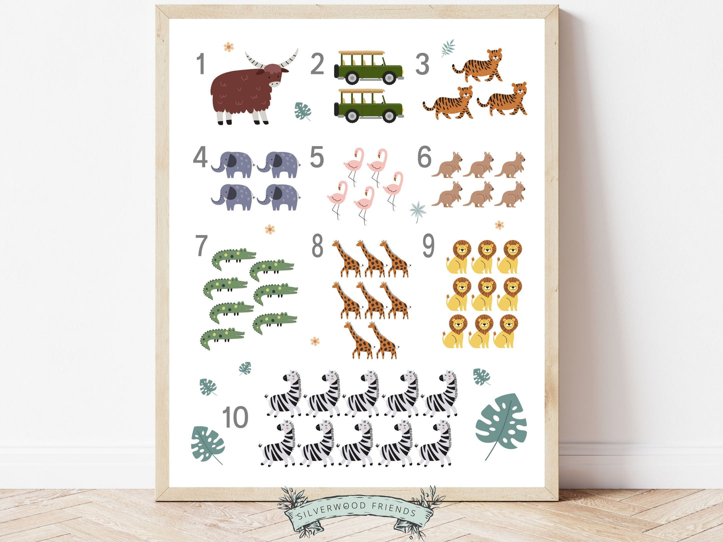 Safari Alphabet and Numbers Prints