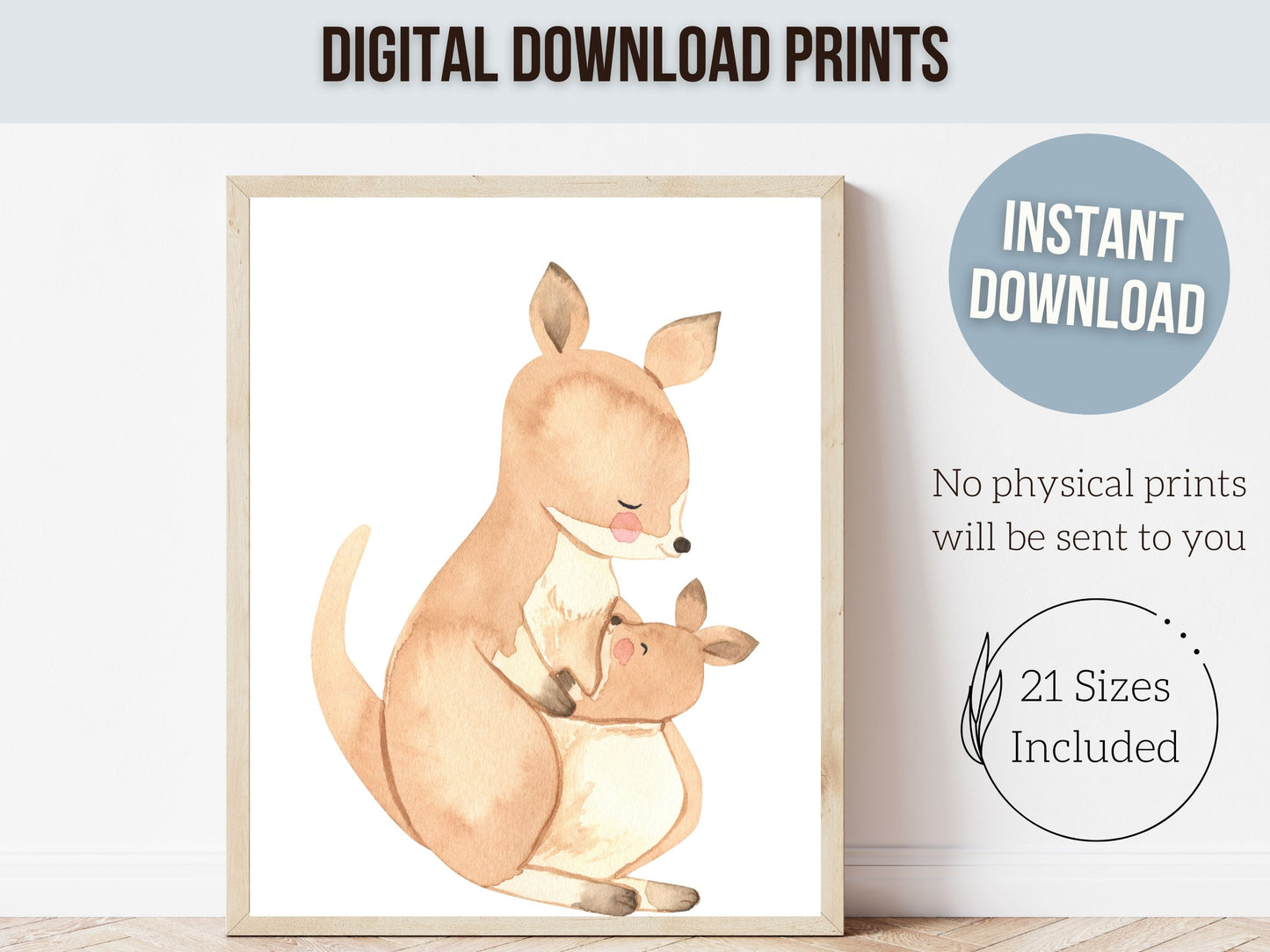 Australian Animal Mother and Baby Prints