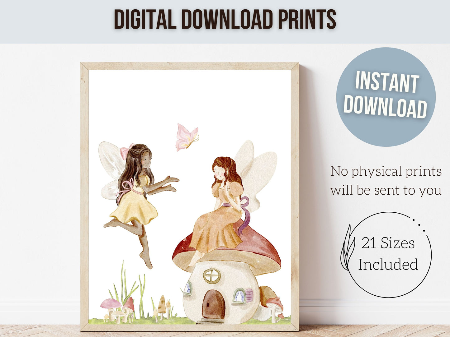 Fairy Nursery Prints Set of 3