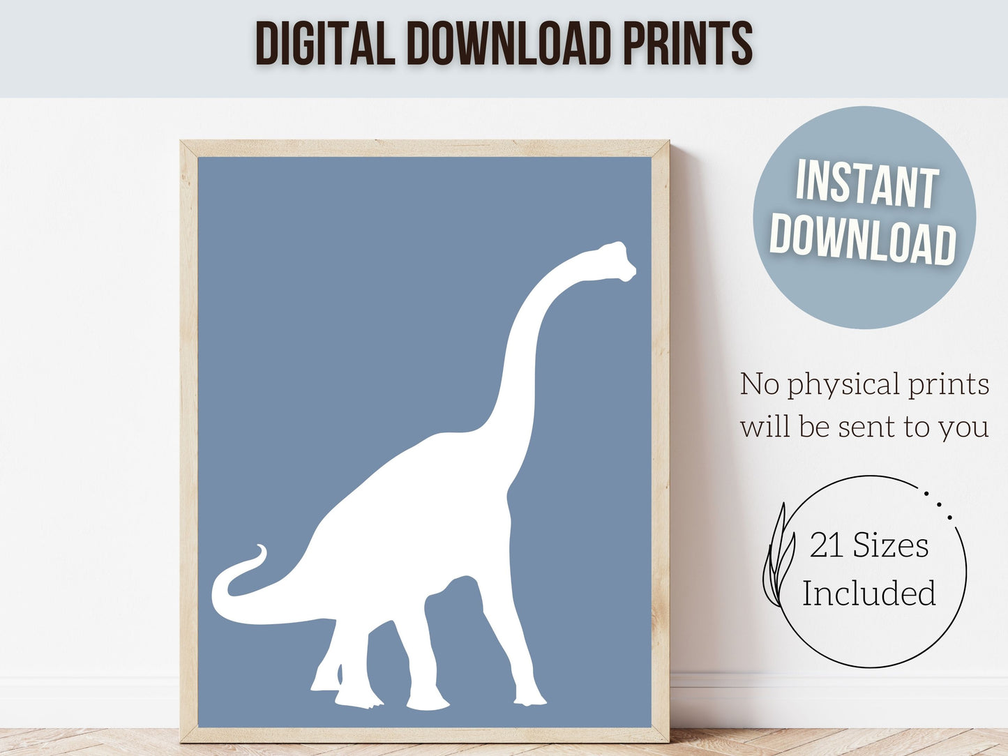 Dinosaur Nursery Prints Set of 6