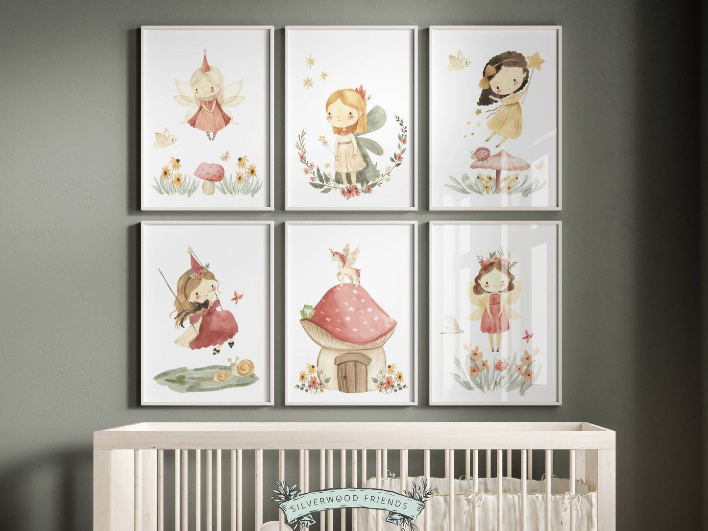 Fairy Nursery Print Set of 6