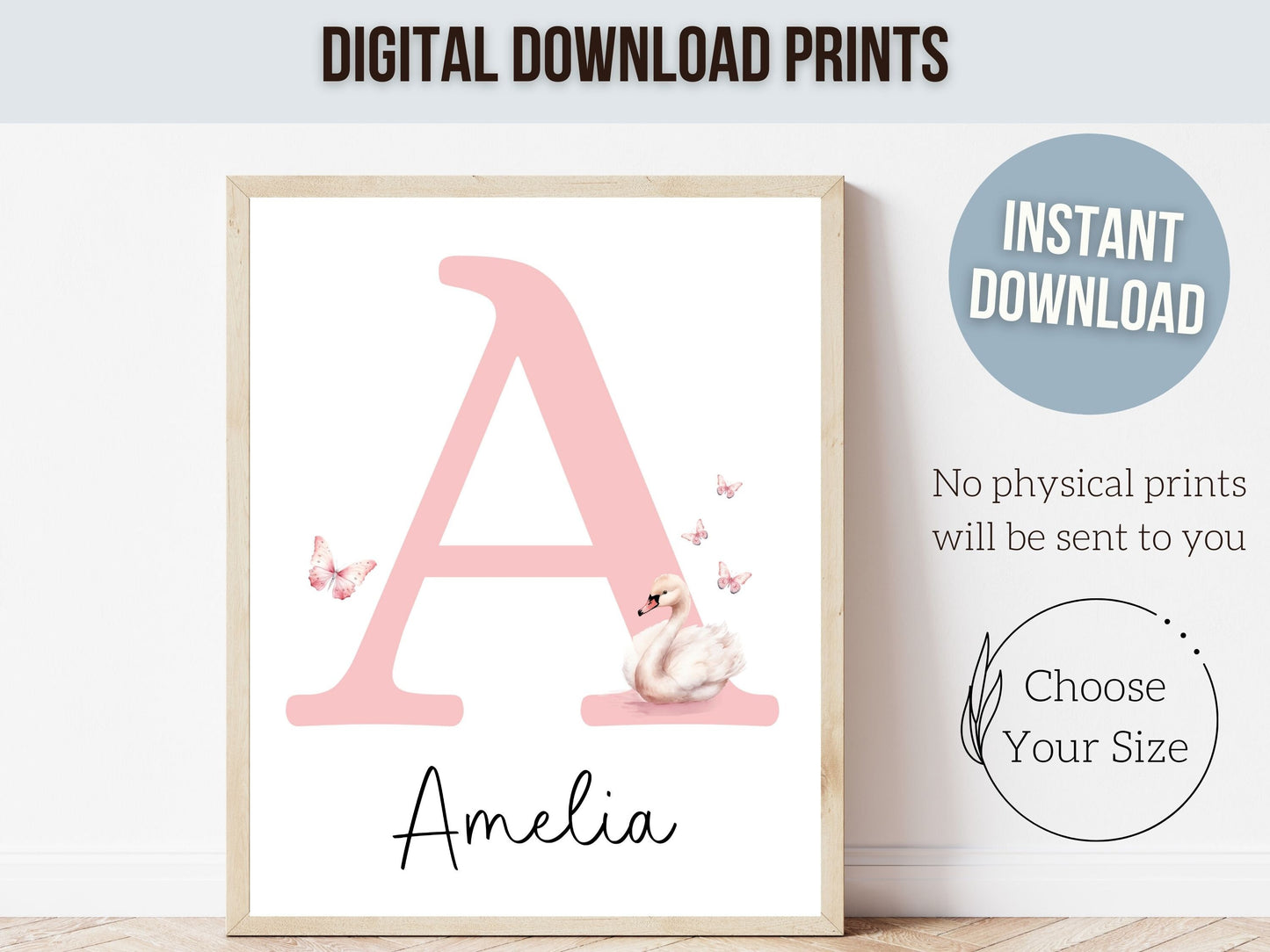 Baby Girls Ballet Nursery Prints, Girls Ballerina Nursery Bedroom Decor, Pink Ballet Nursery Wall Art, Ballet Printable Poster Digital Print