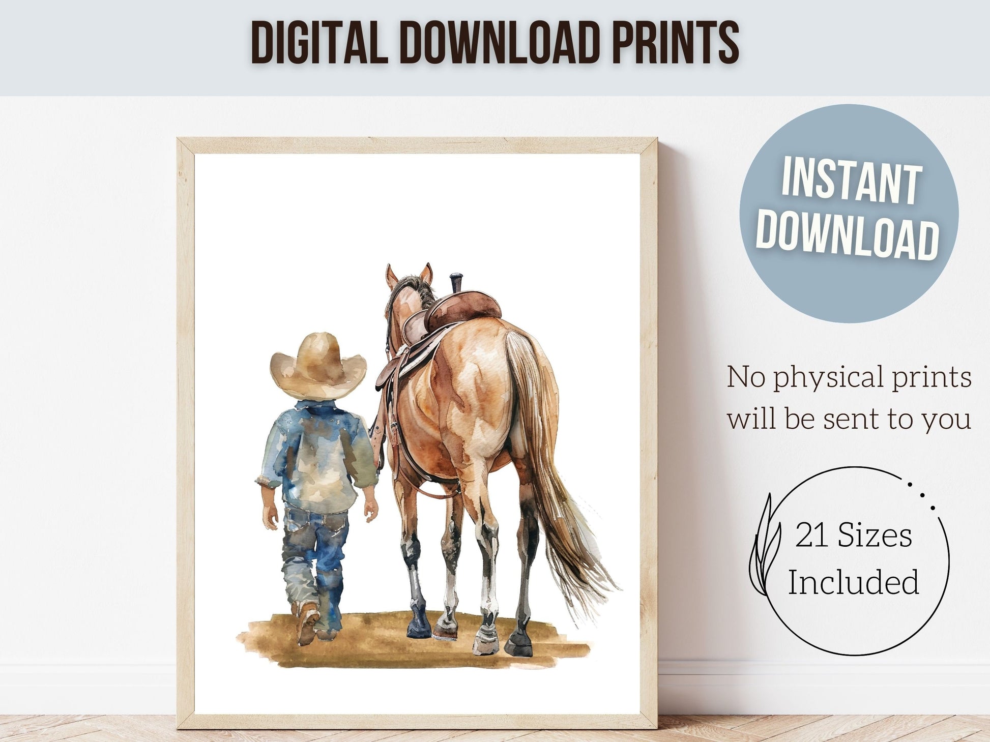 Cowboy Nursery Prints, Cowboy Nursery Decor, Boys Room Western Nursery Decor Rodeo Print, Baby Boys Western Nursery Wall Art Digital Prints