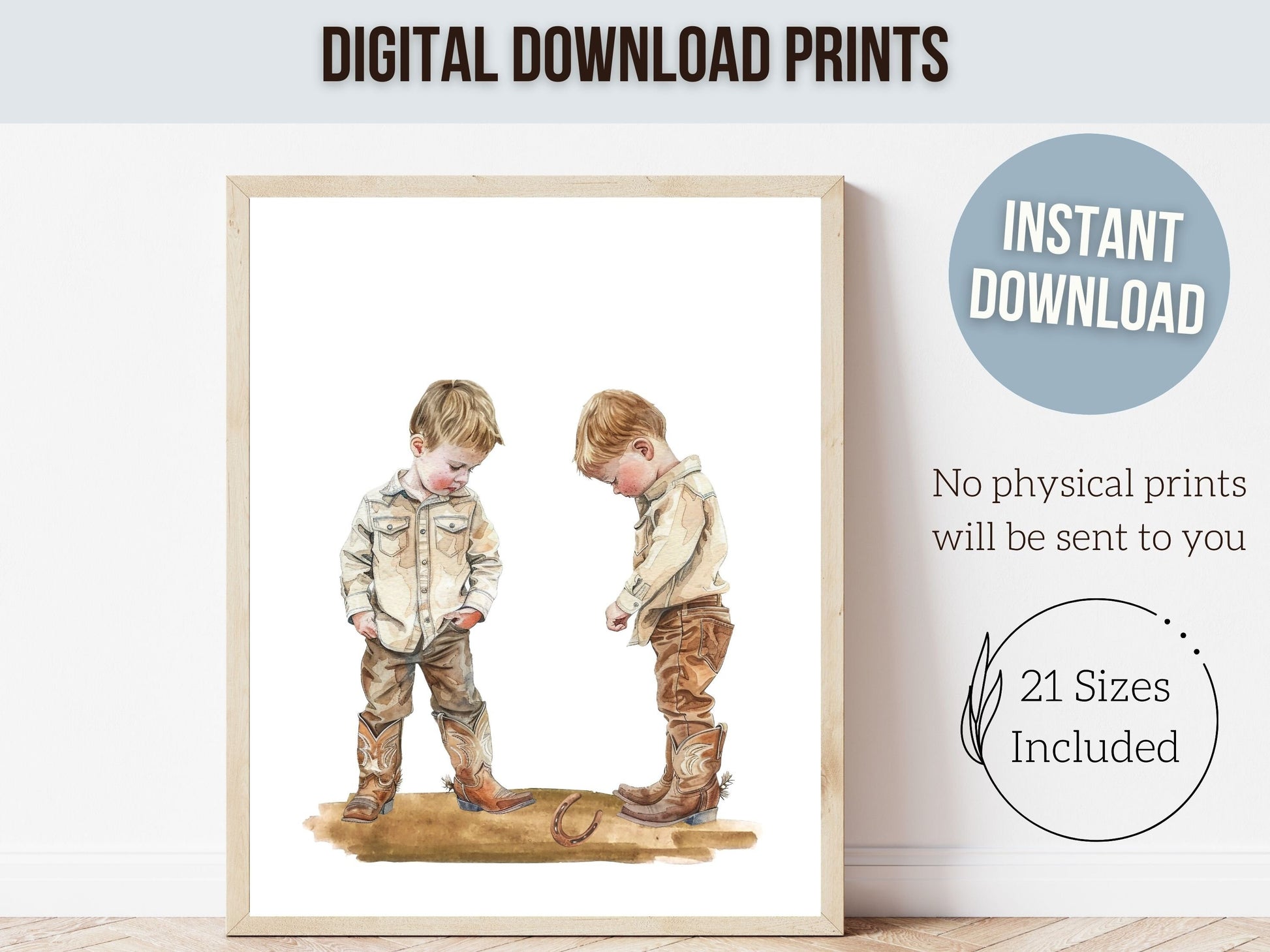 Cowboy Nursery Prints, Cowboy Nursery Decor, Boys Room Western Nursery Decor Rodeo Print, Little Boys Western Nursery Wall Art Digital Print