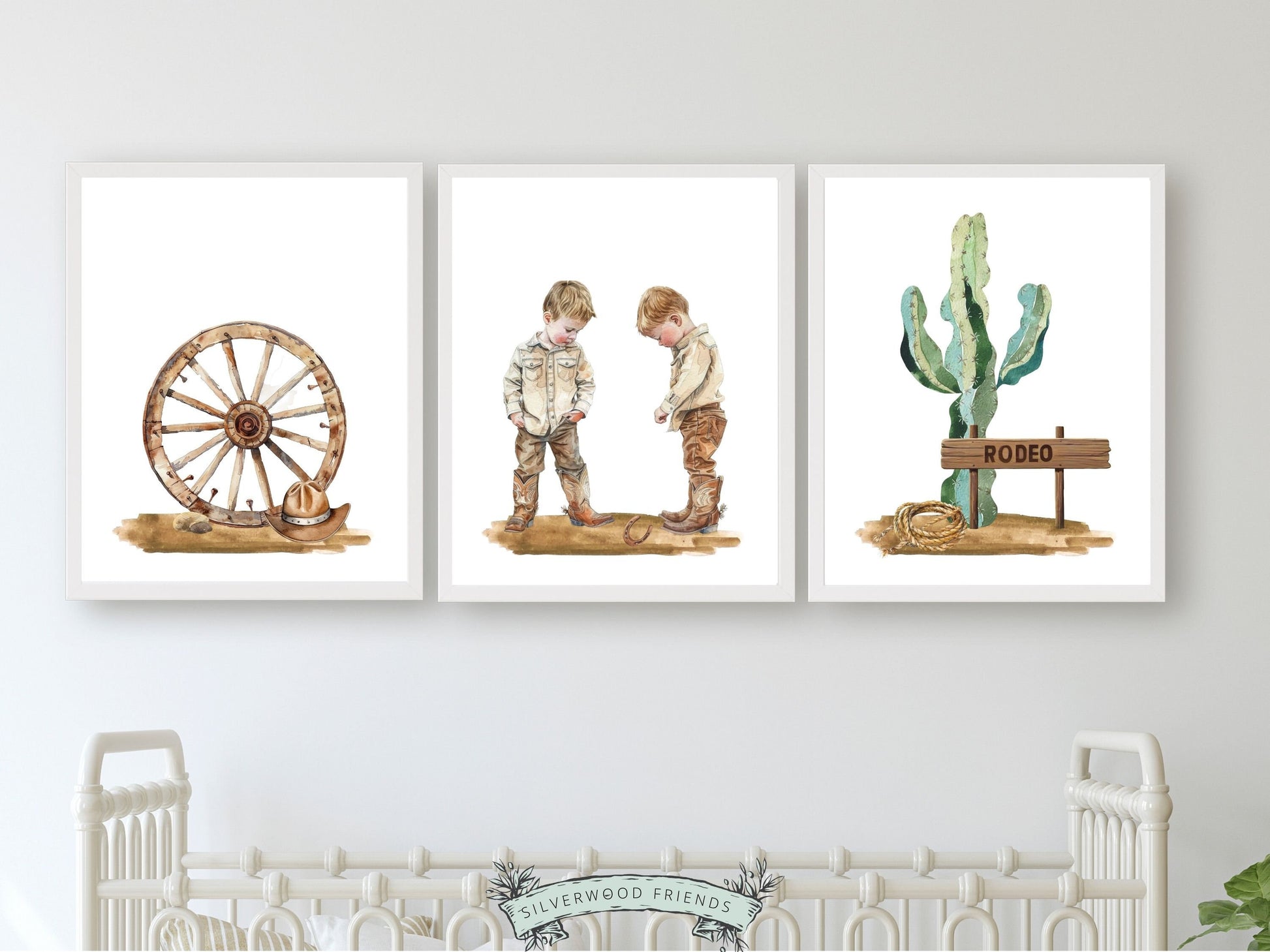 Cowboy Nursery Prints, Cowboy Nursery Decor, Boys Room Western Nursery Decor Rodeo Print, Little Boys Western Nursery Wall Art Digital Print