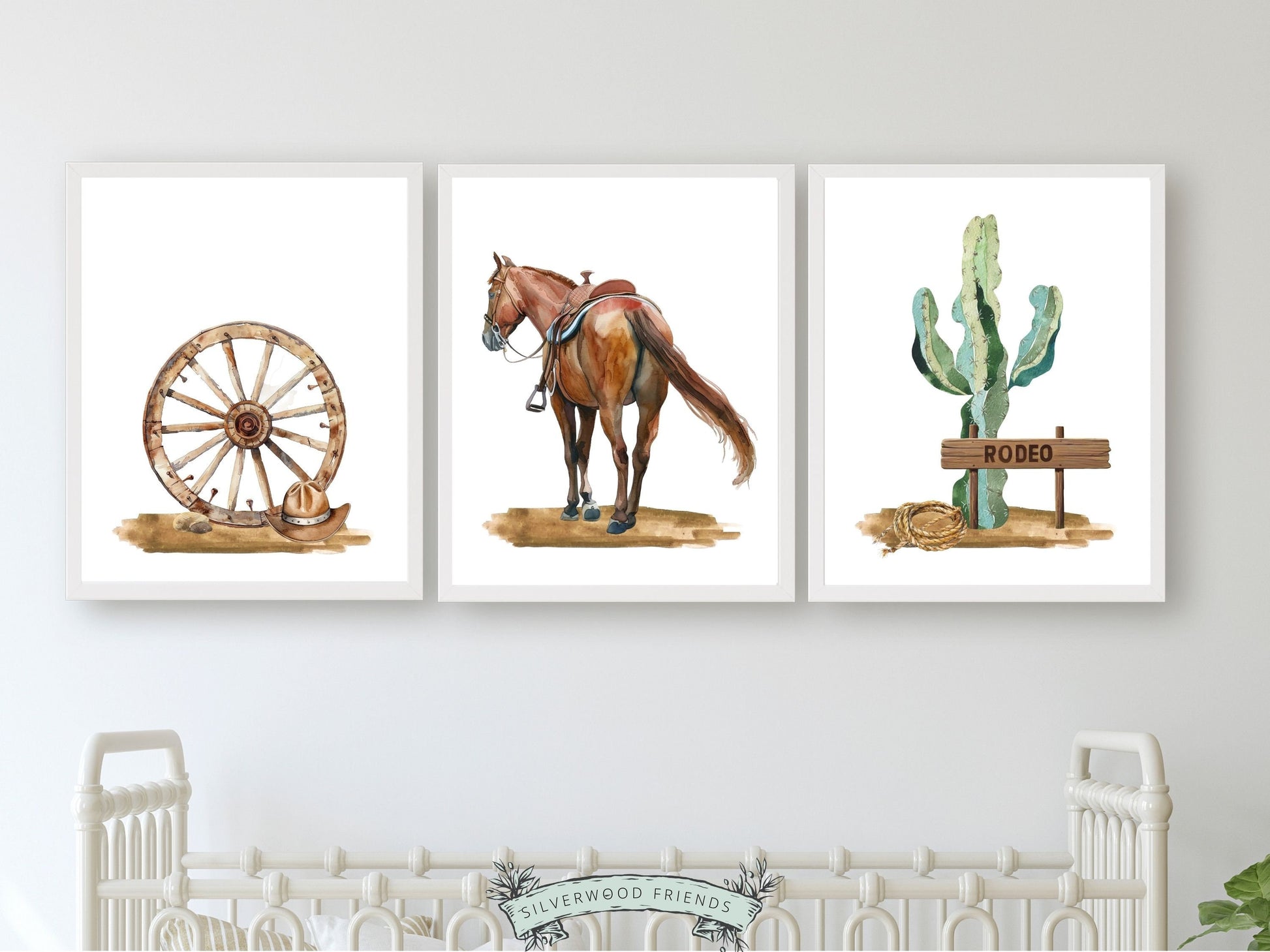 Cowboy Nursery Prints, Cowboy Nursery Decor, Boys Room Western Nursery Decor Rodeo Print, Baby Boy Wild West Nursery Wall Art Digital Prints