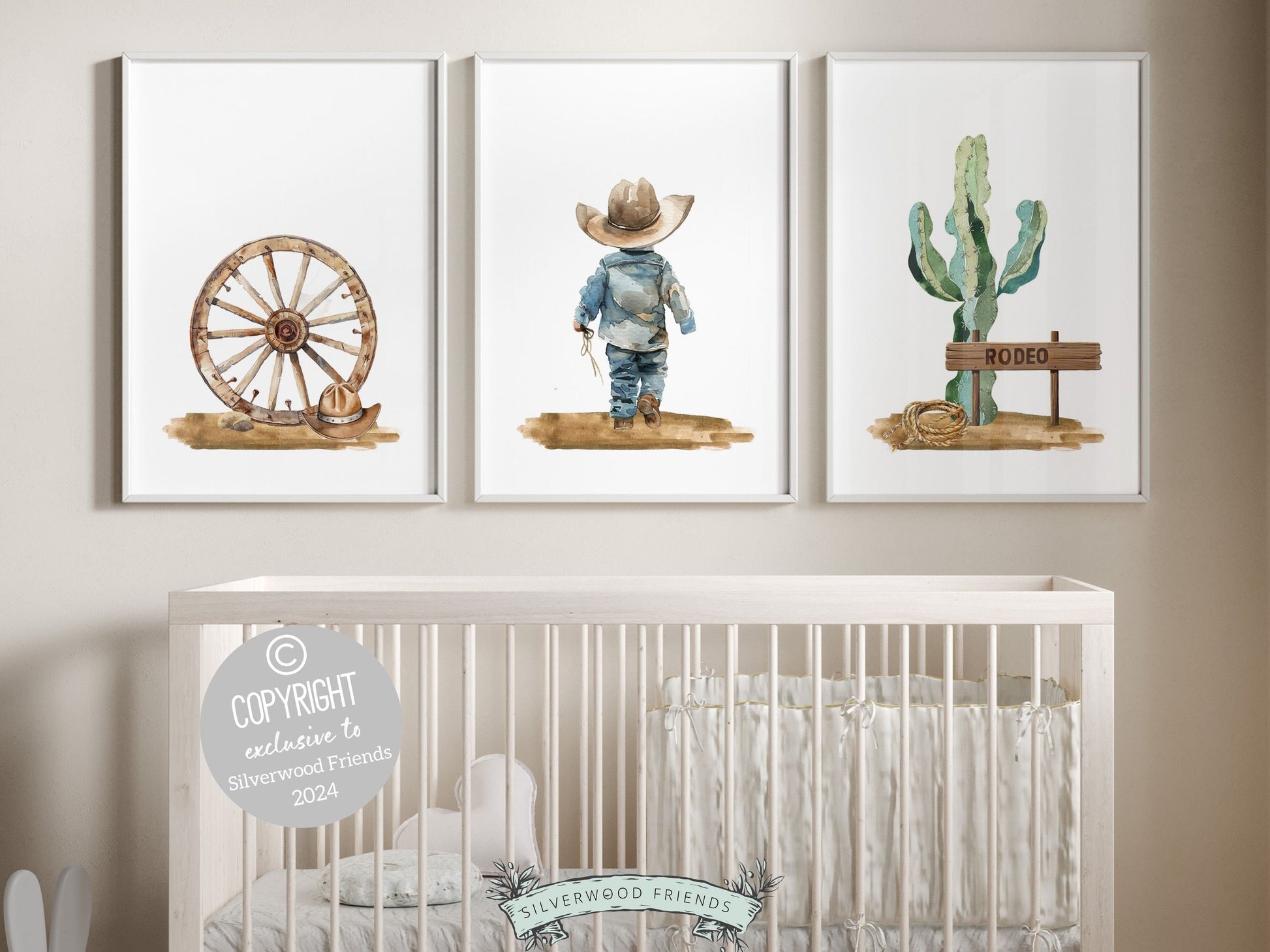 Cowboy Nursery Prints, Cowboy Nursery Decor, Boys Room Western Nursery Decor Rodeo Print, Baby Boy Rustic Nursery Wall Art Digital Prints