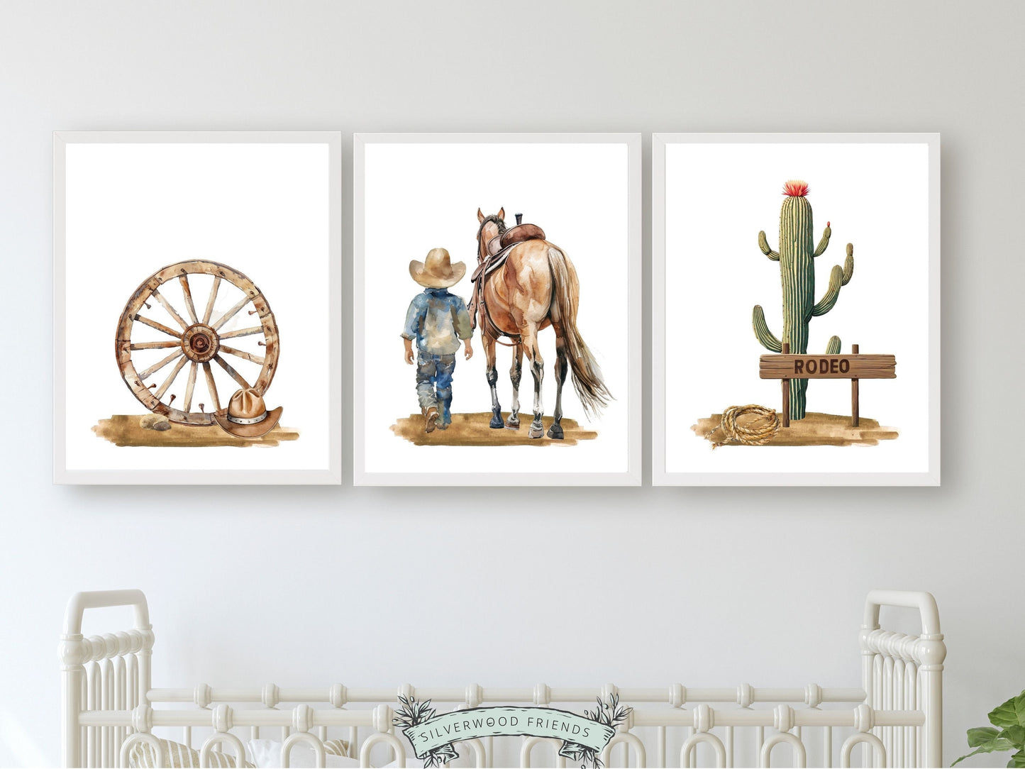 Cowboy Nursery Prints, Cowboy Nursery Decor, Boys Room Western Nursery Decor Rodeo Print, Baby Boys Western Nursery Wall Art Digital Prints