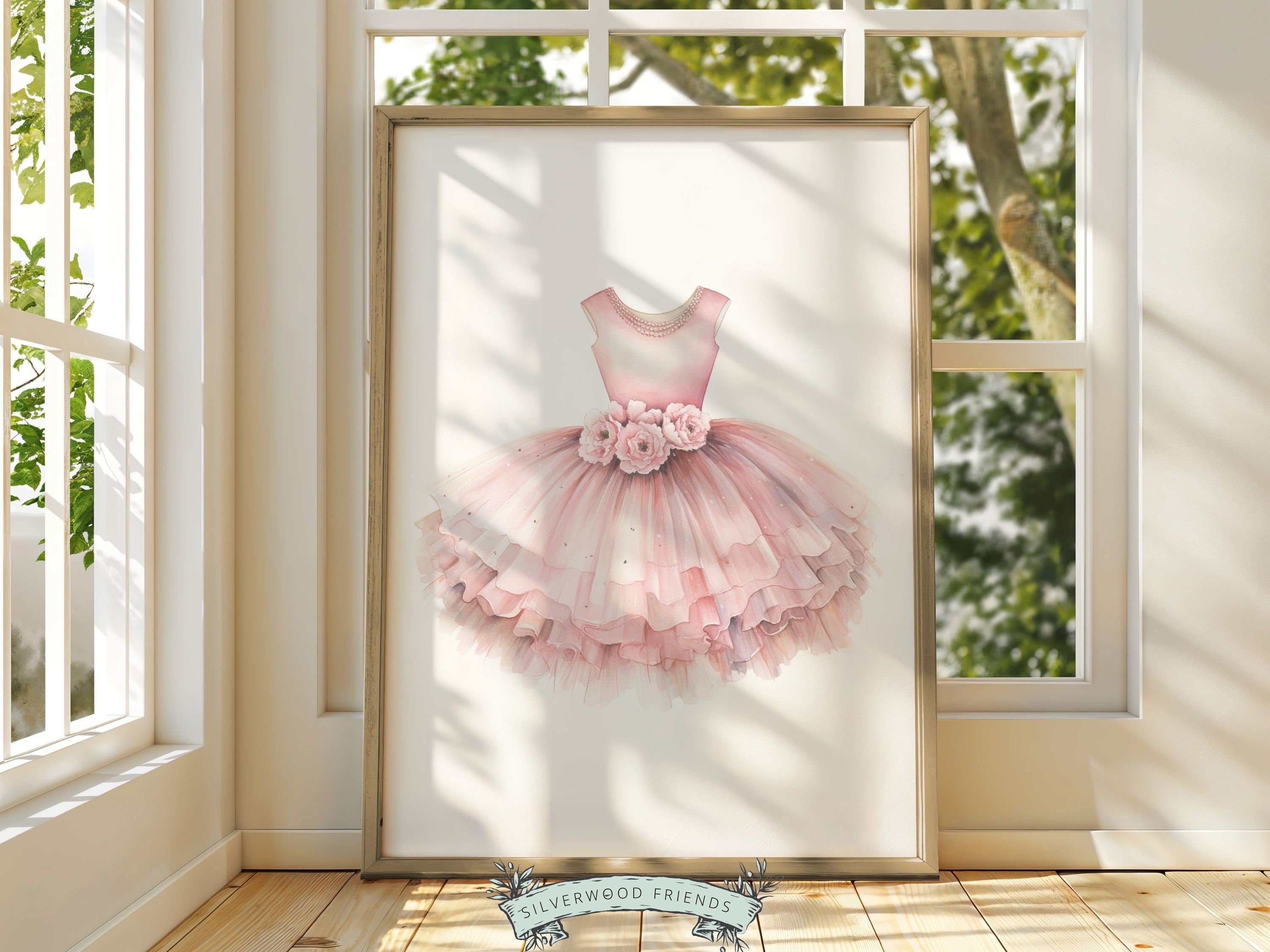 Ballerina nursery, Pink ballerina art, Girl nursery decor, wall art for nursery, nursery art for girl, Pink and gray nursery, store Pink nursery