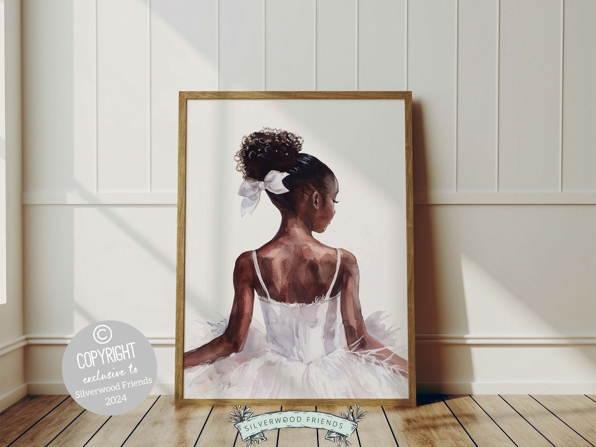 Transform your baby girls bedroom with our charming Black Ballerina Nursery Print featuring an adorable black ballerina. Perfect for a ballet themed nursery or dance inspired room this elegant print inspires imagination and fosters a love for ballet.