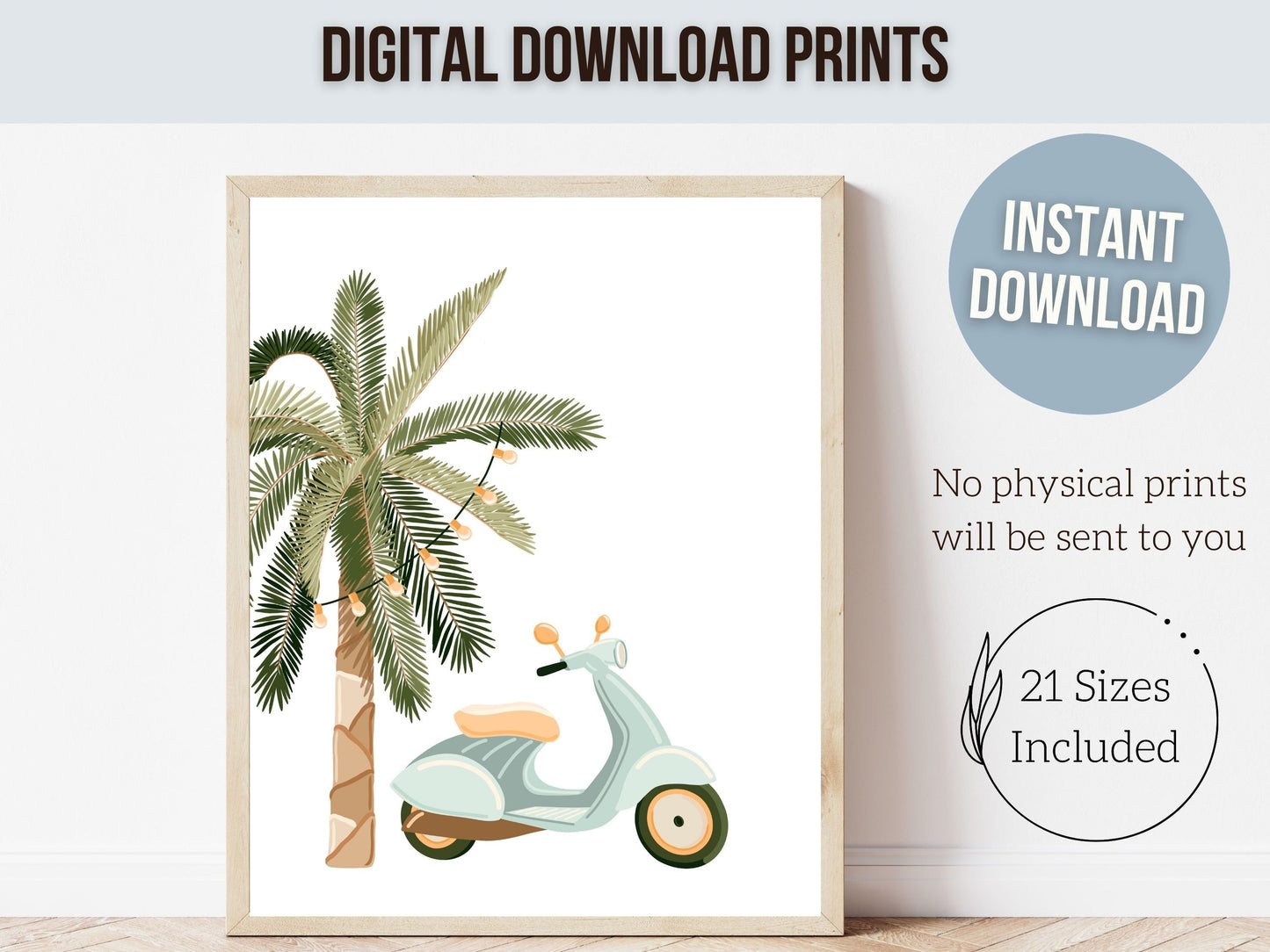 Surfboard Palm Tree Print, Baby Boy Surfing Nursery Wall Art, Boy Room Coastal Wall Decor, Beach House Surfing Room Wall Decor Digital Print