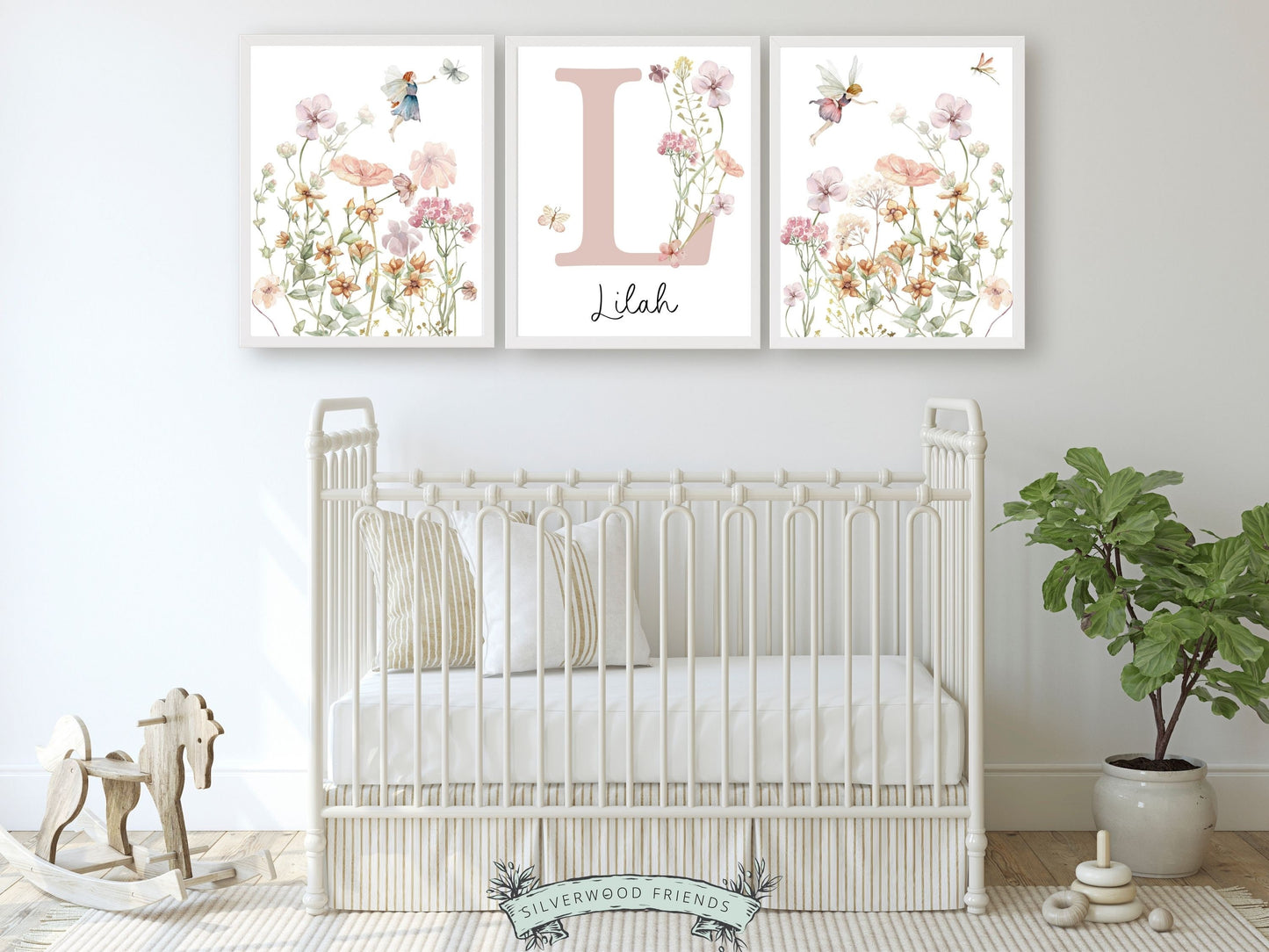 Wildflower Fairy Nursery Prints