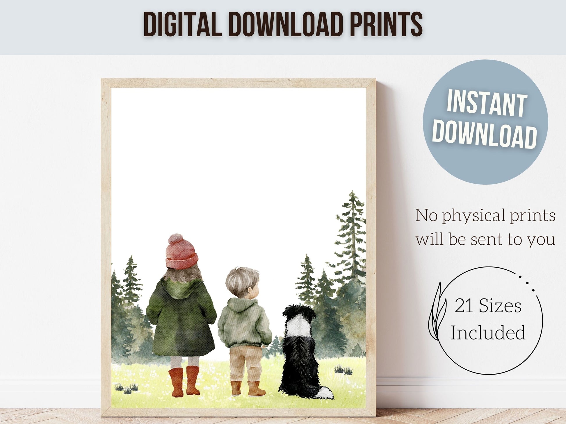 Camping Nursery Prints, Dog Nursery Decor, Woodland Forest Camping Nursery Decor, Adventure Nursery Wall Art, Hiking Nursery Digital Prints