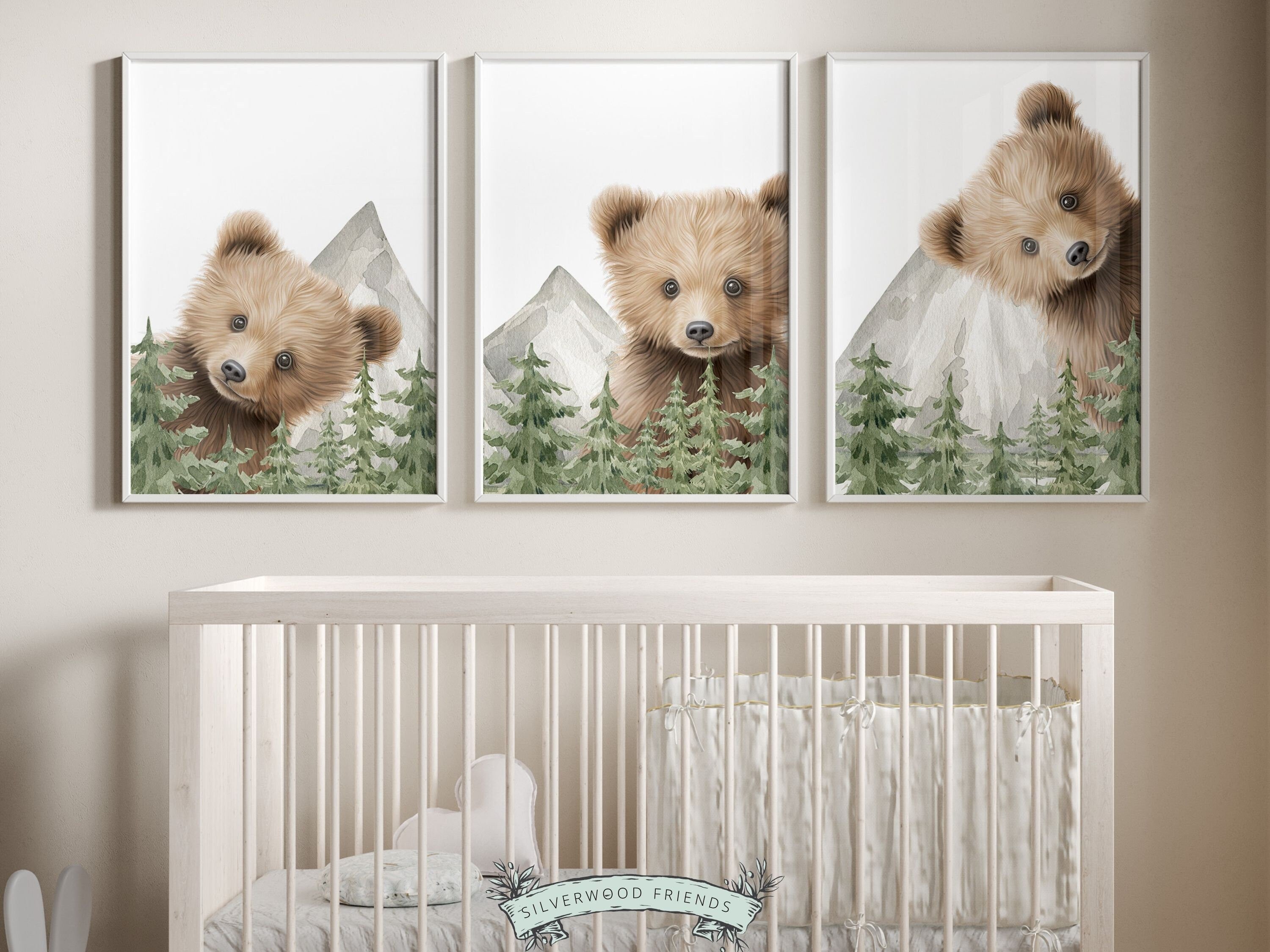 Woodland bear shops nursery